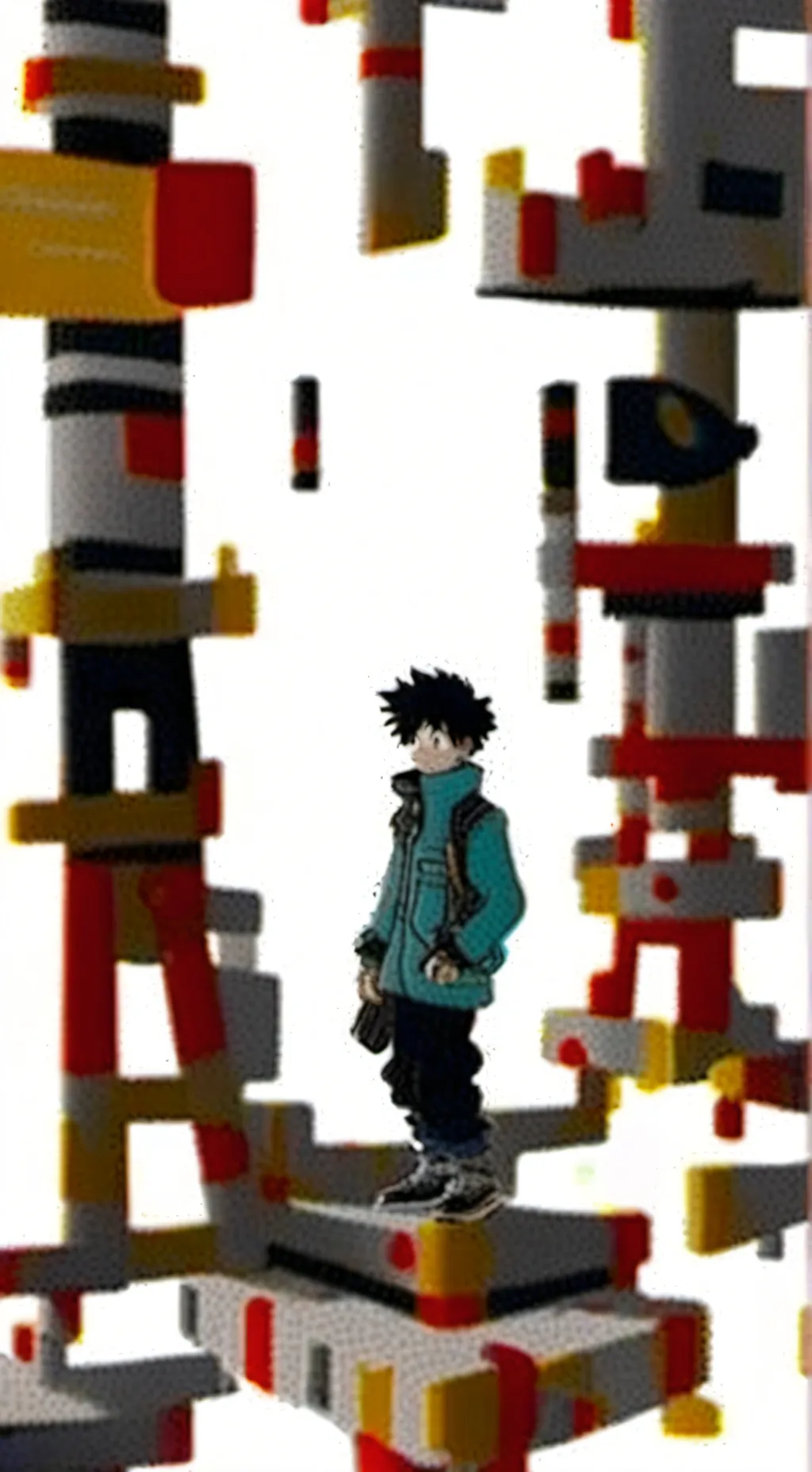 ai character: izuku Midoriya background