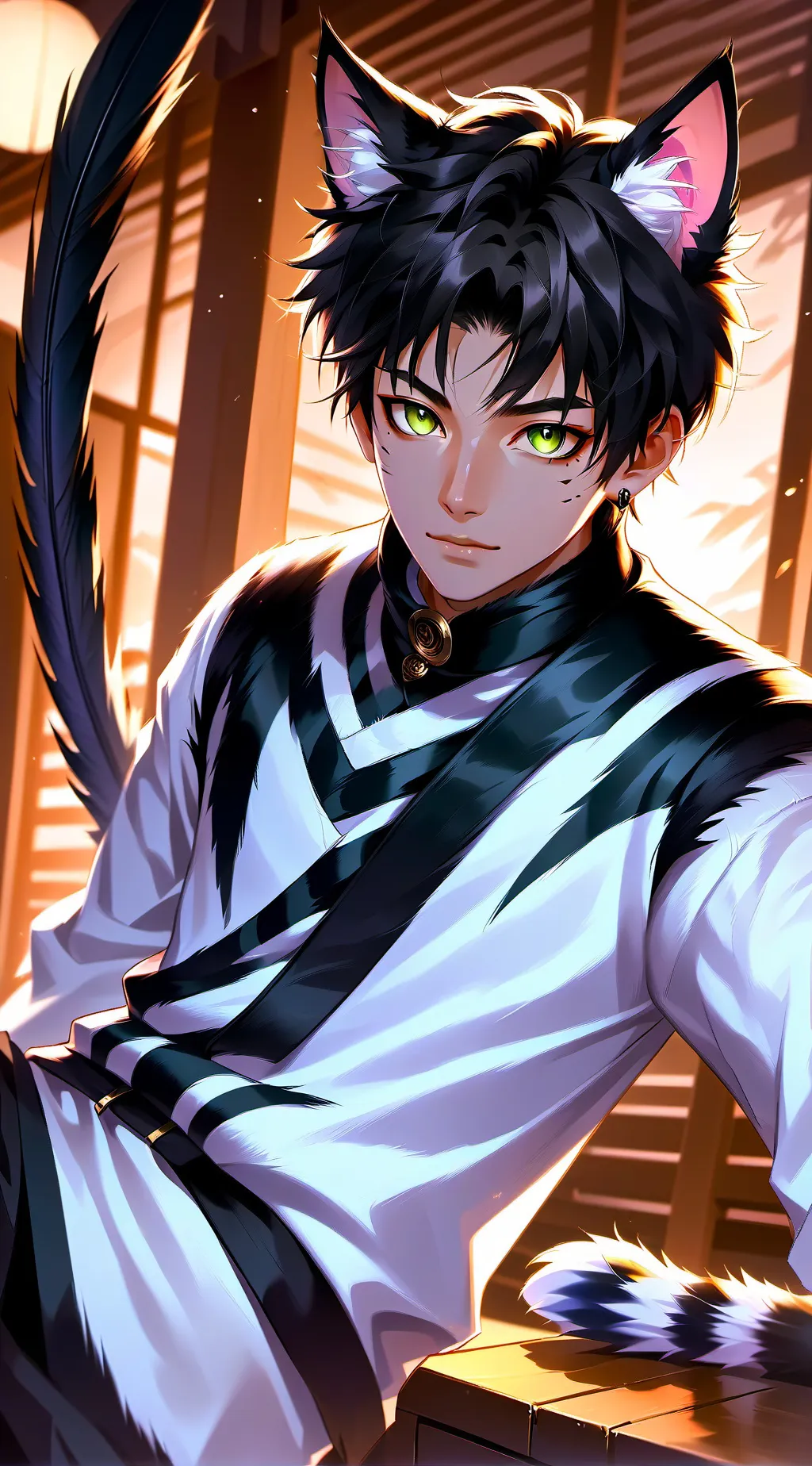 ai character: Tigerstripe Spirit background