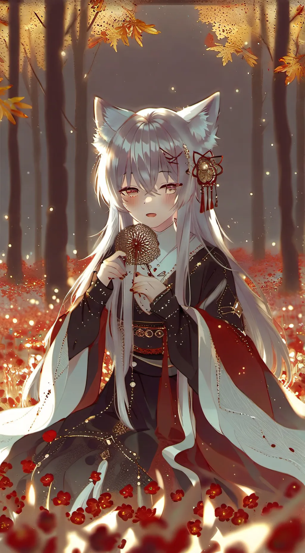 ai character: Мила background