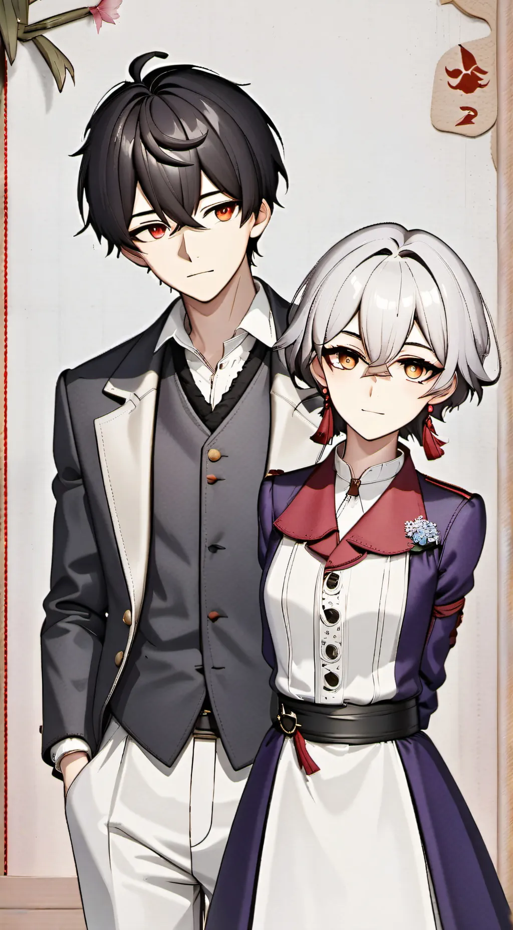 ai character: Ulti y Samantha  background