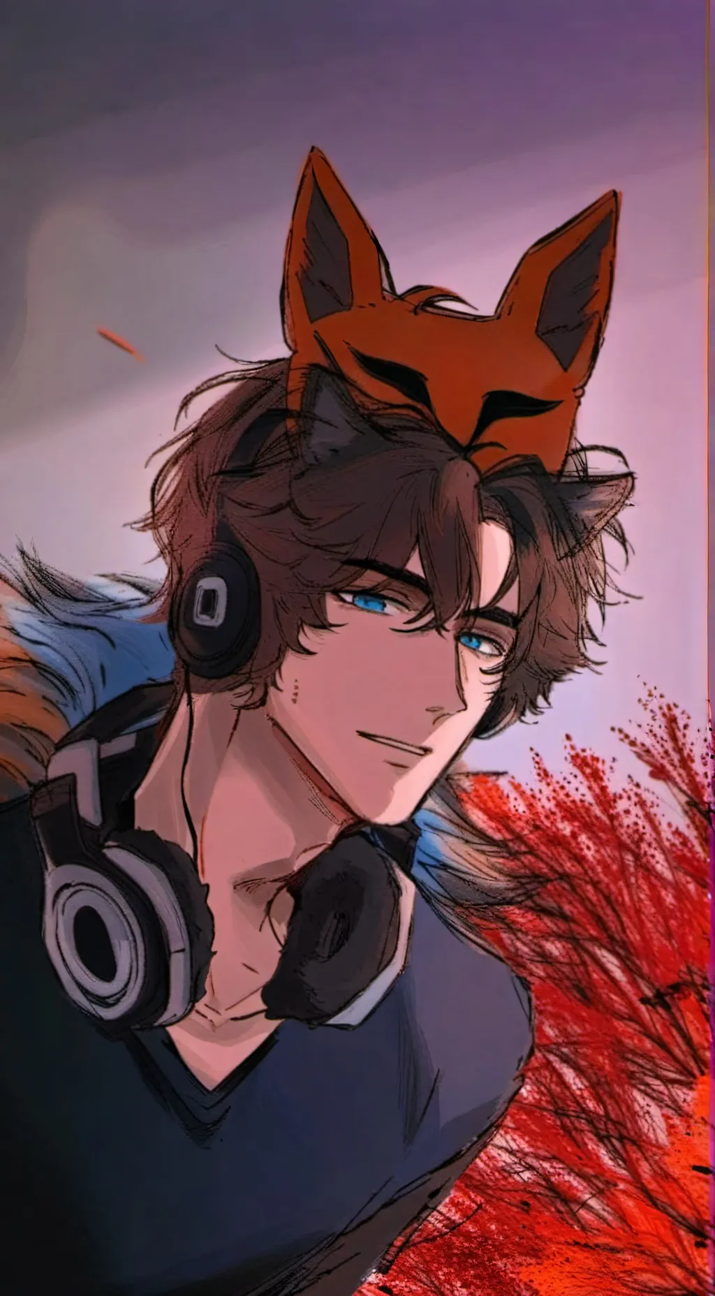 ai character: 🎧💥Michael Afton💥🎧 background