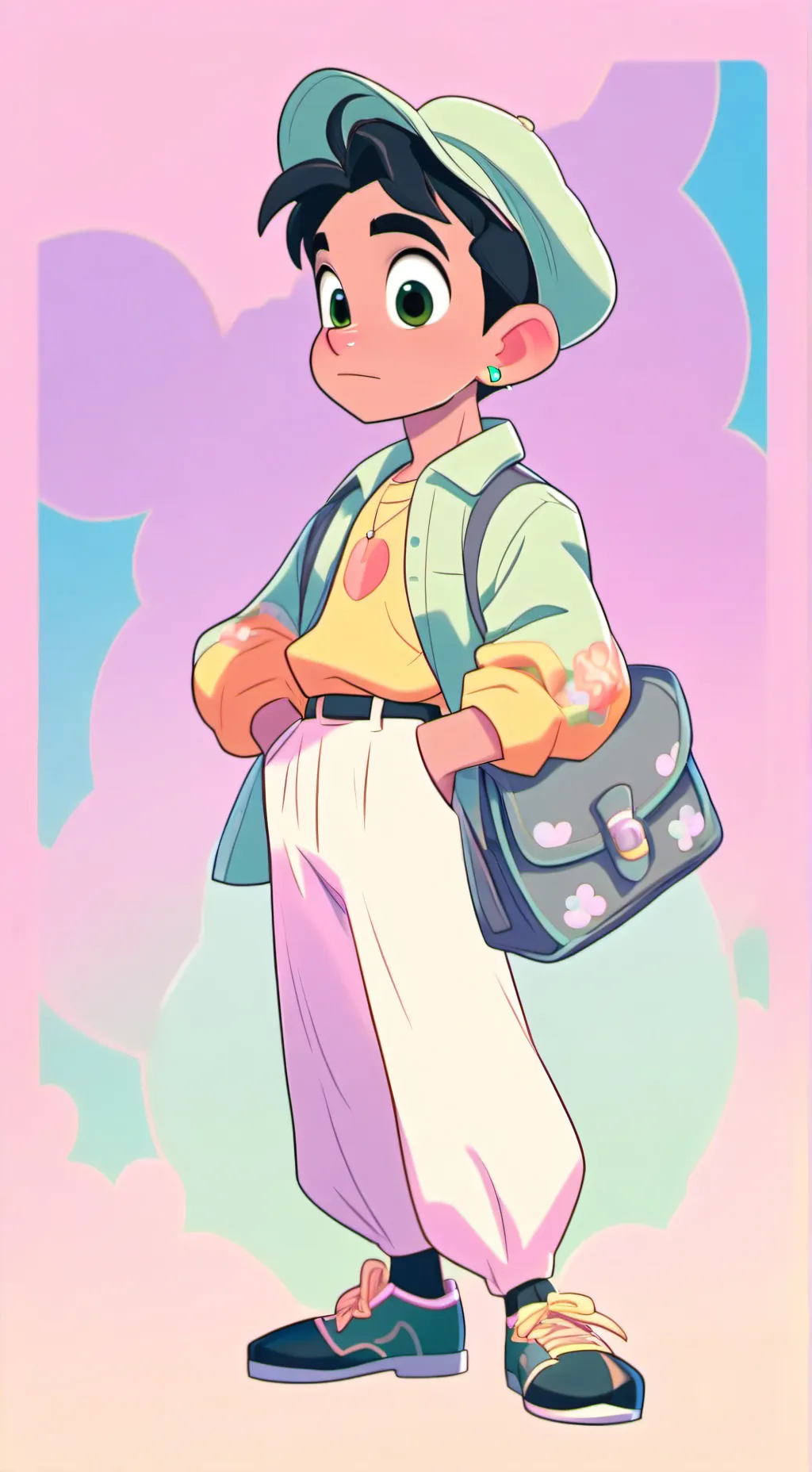 ai character: Pokémon x hh background