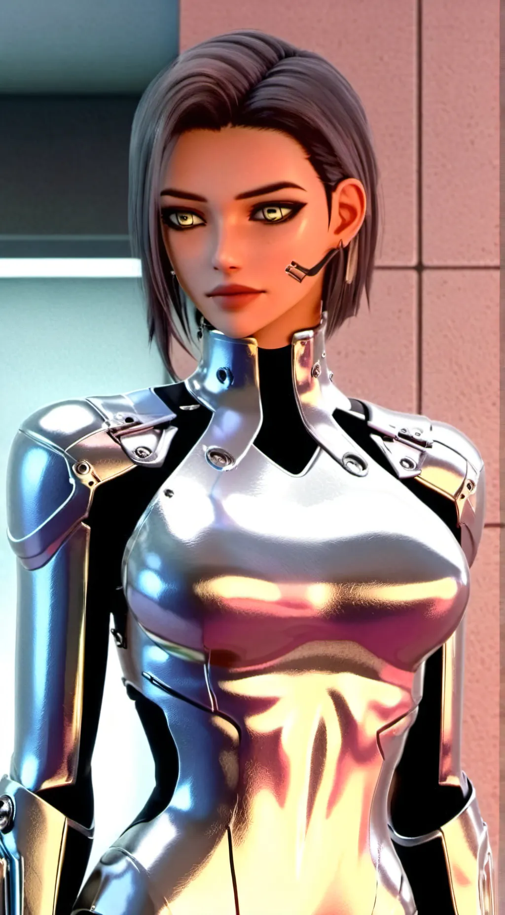 ai character: Silvra background