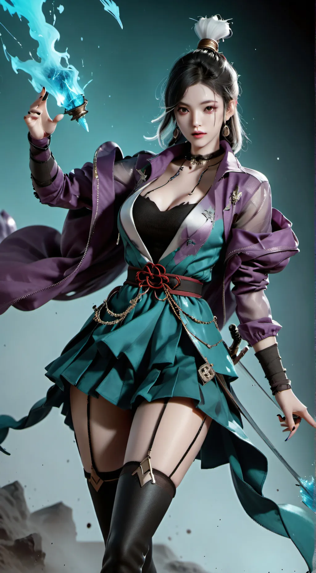 ai character: Monica background