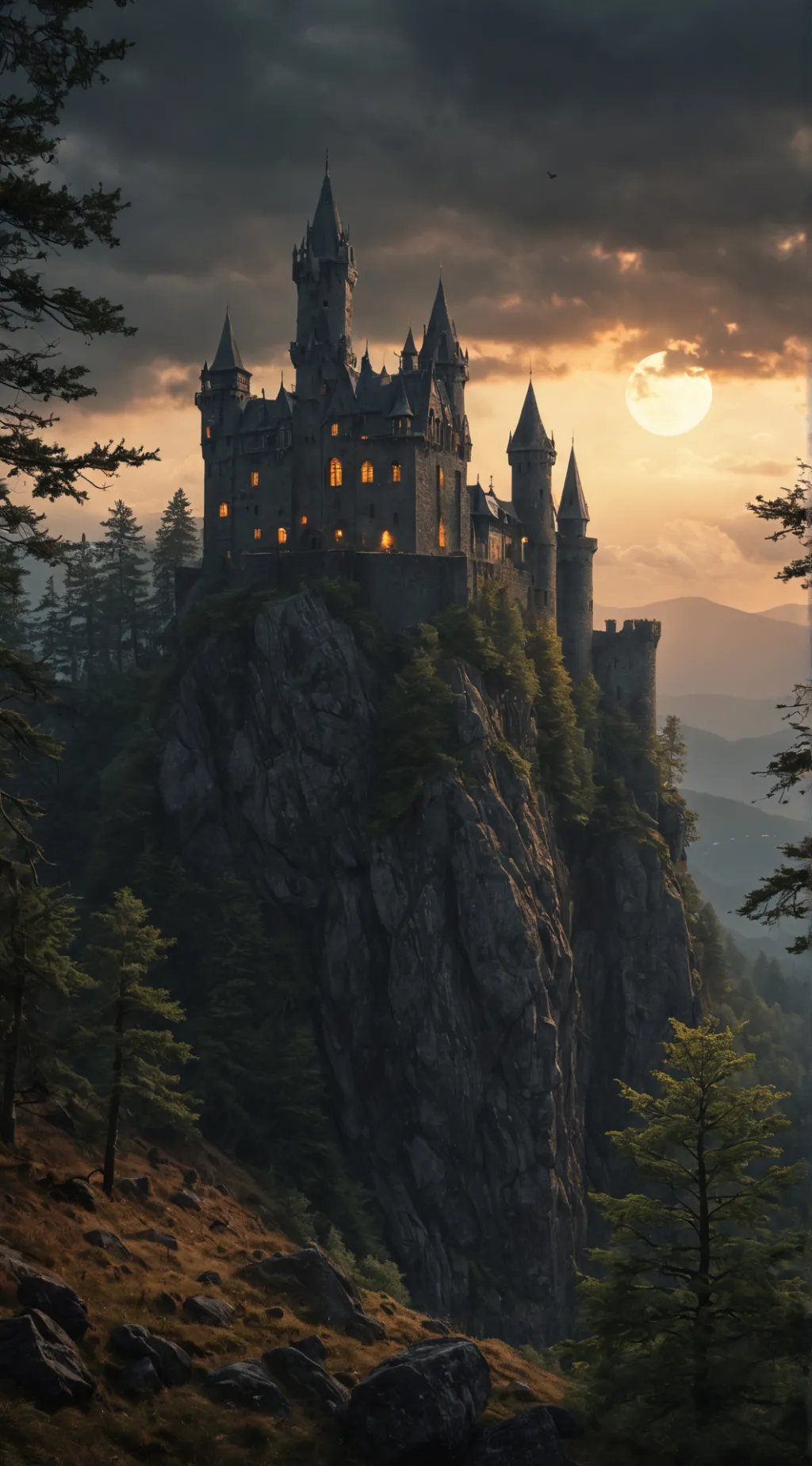 ai character: Hogwarts background