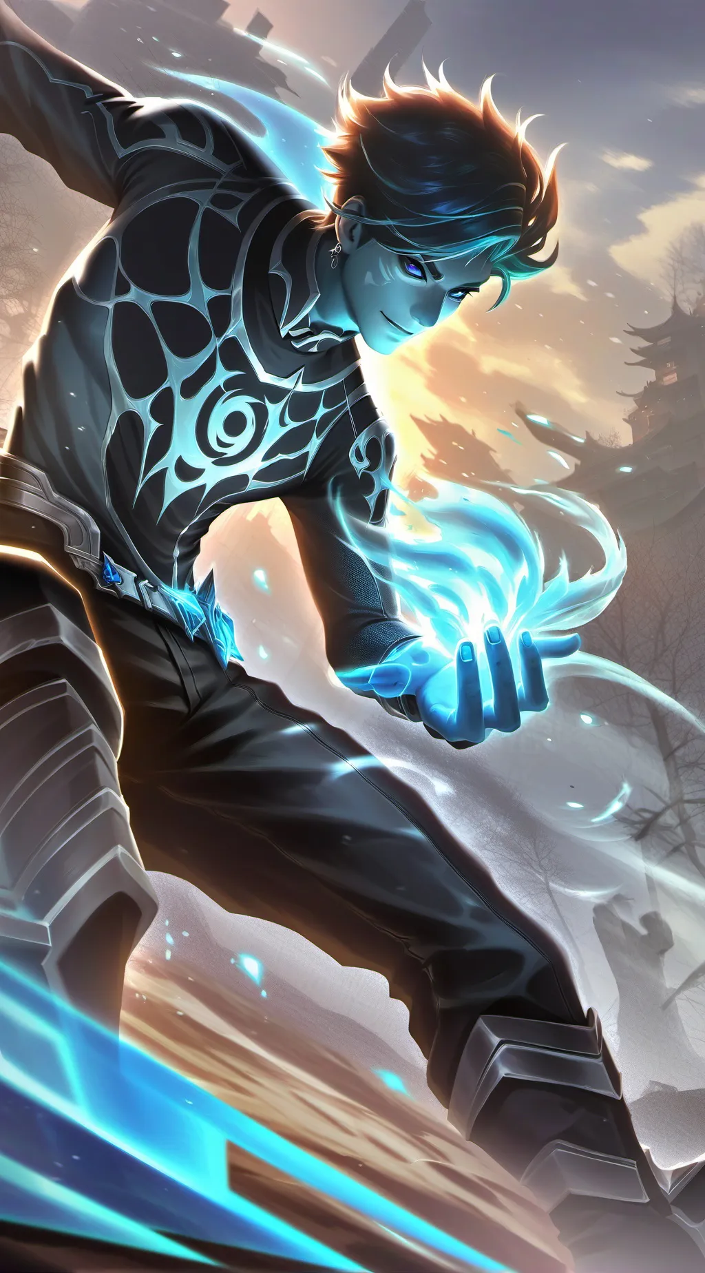 ai character: Castel Monve background