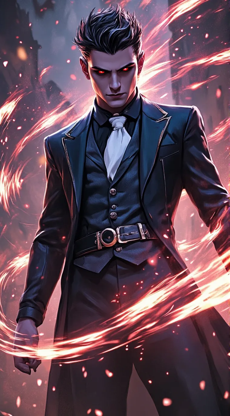 ai character: Harry  background