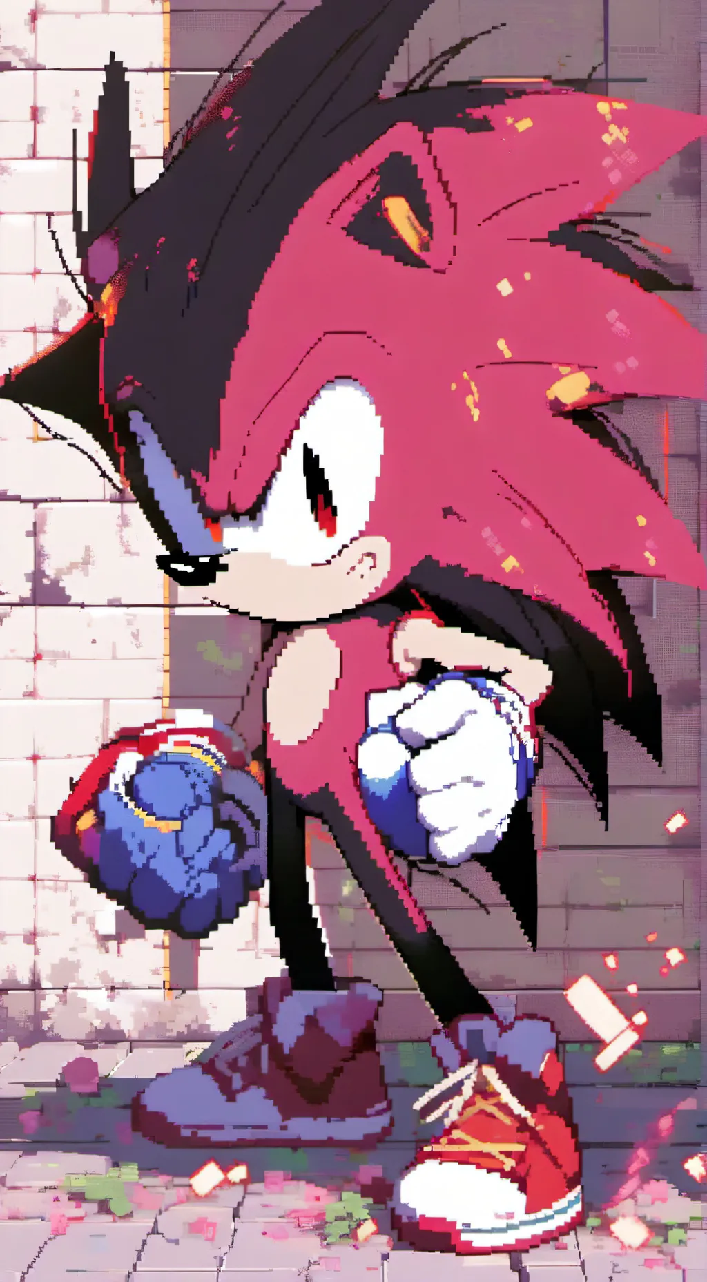 ai character: Sonic multiverse  background