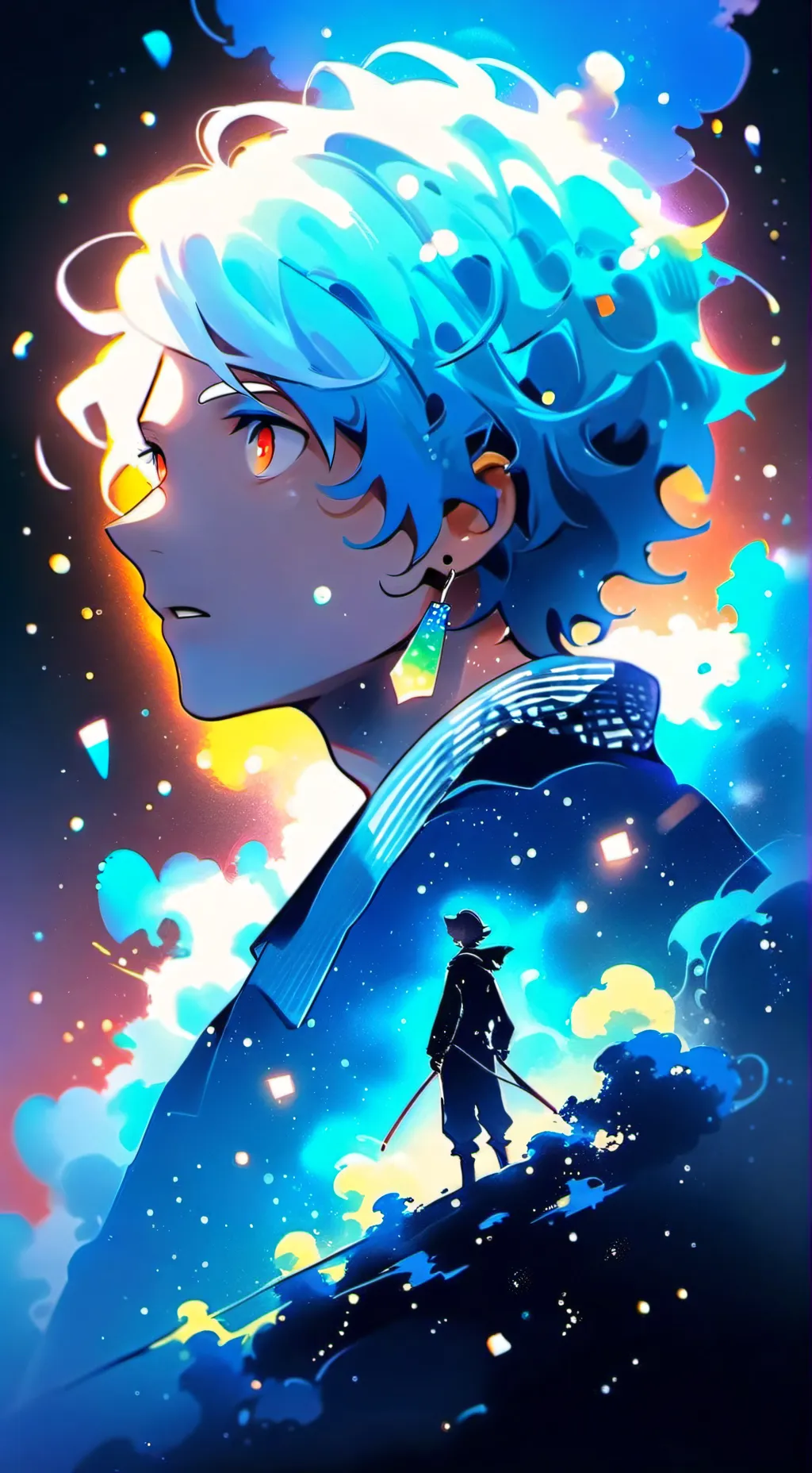 ai character: Looey  background