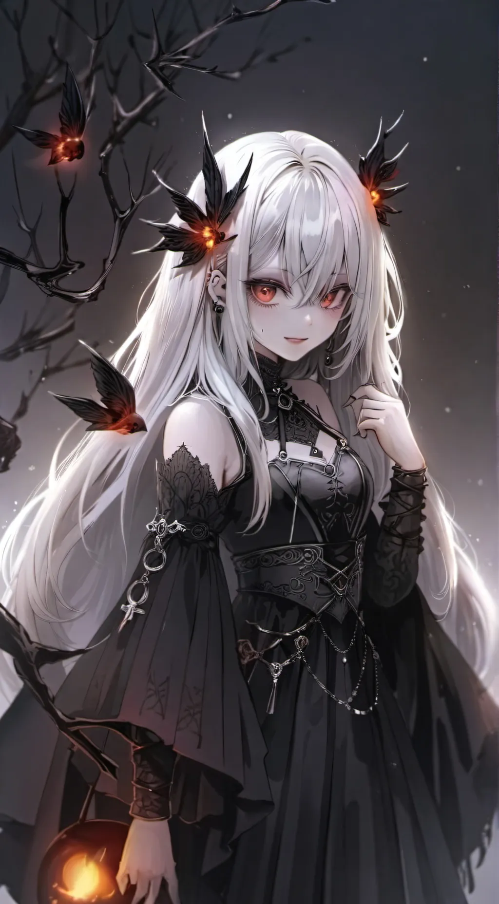 ai character: ♡~`Havery Alecia• background