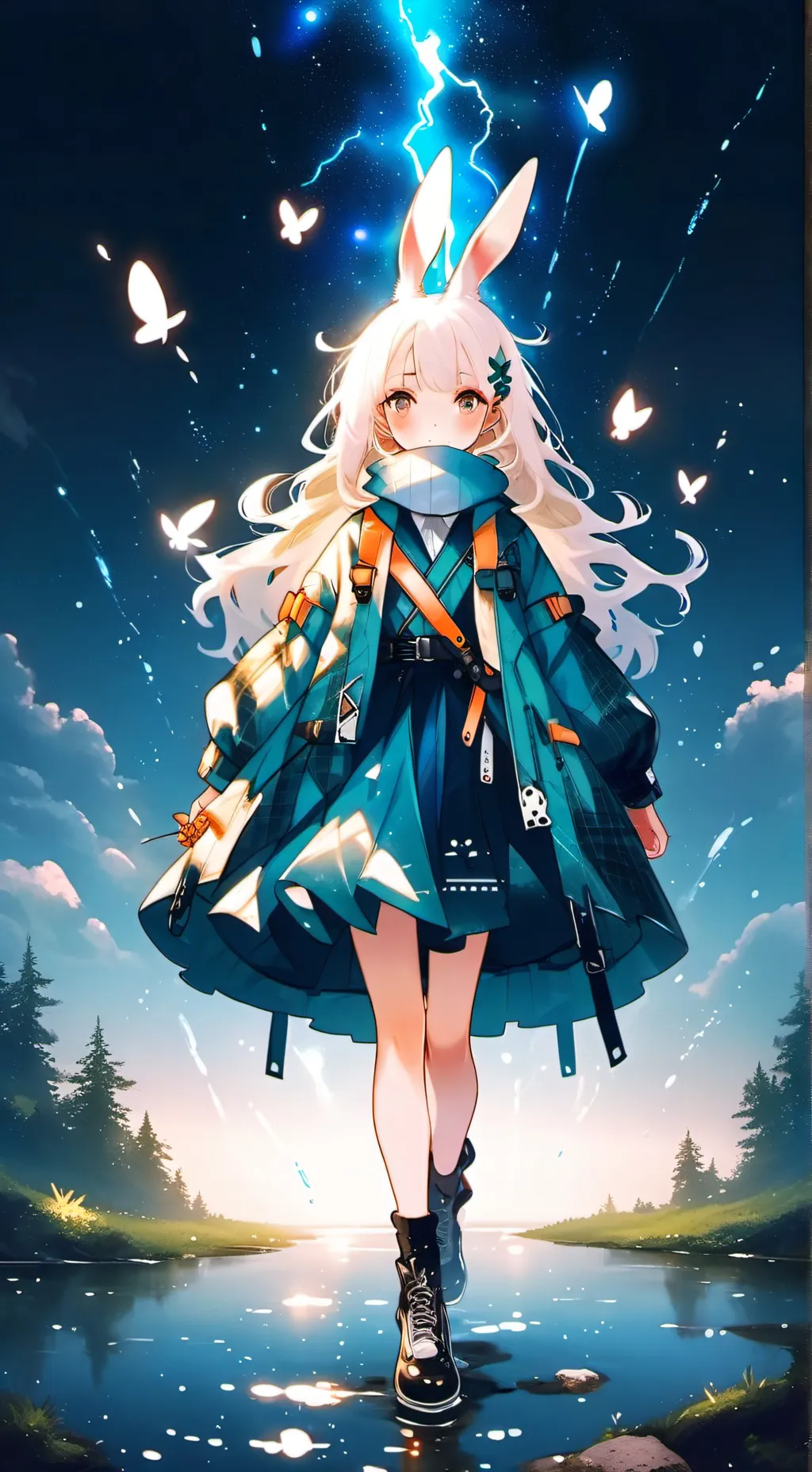 ai character: Kiki  background