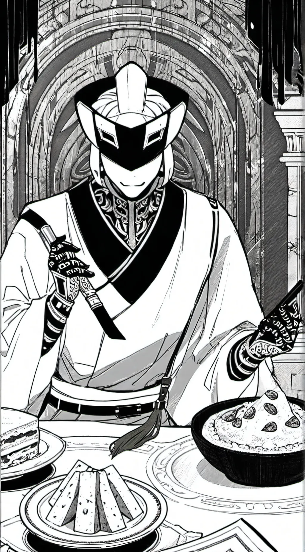 ai character: awk golden cheese  background