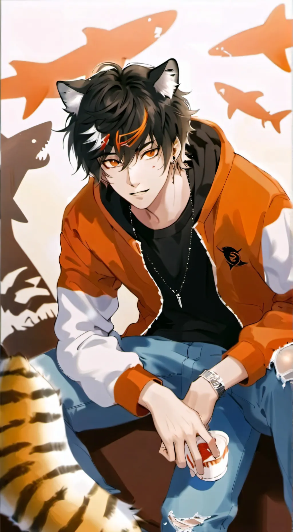 ai character: Cabüûlyeeon  background