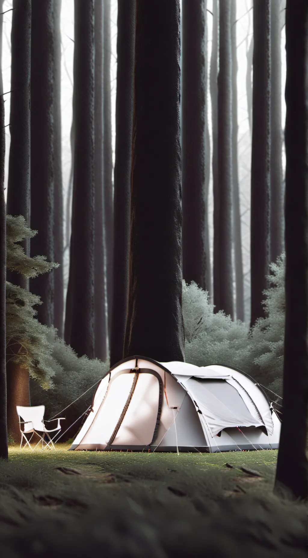 ai character: md camping my oc background