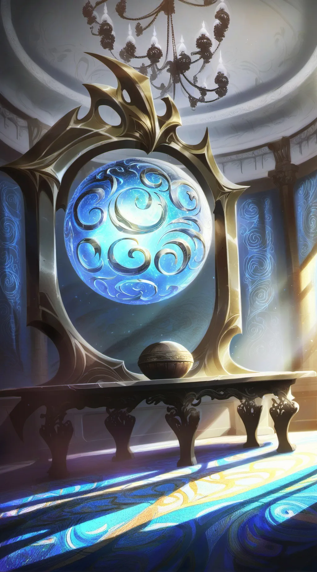 ai character: The Royal Ball.. background