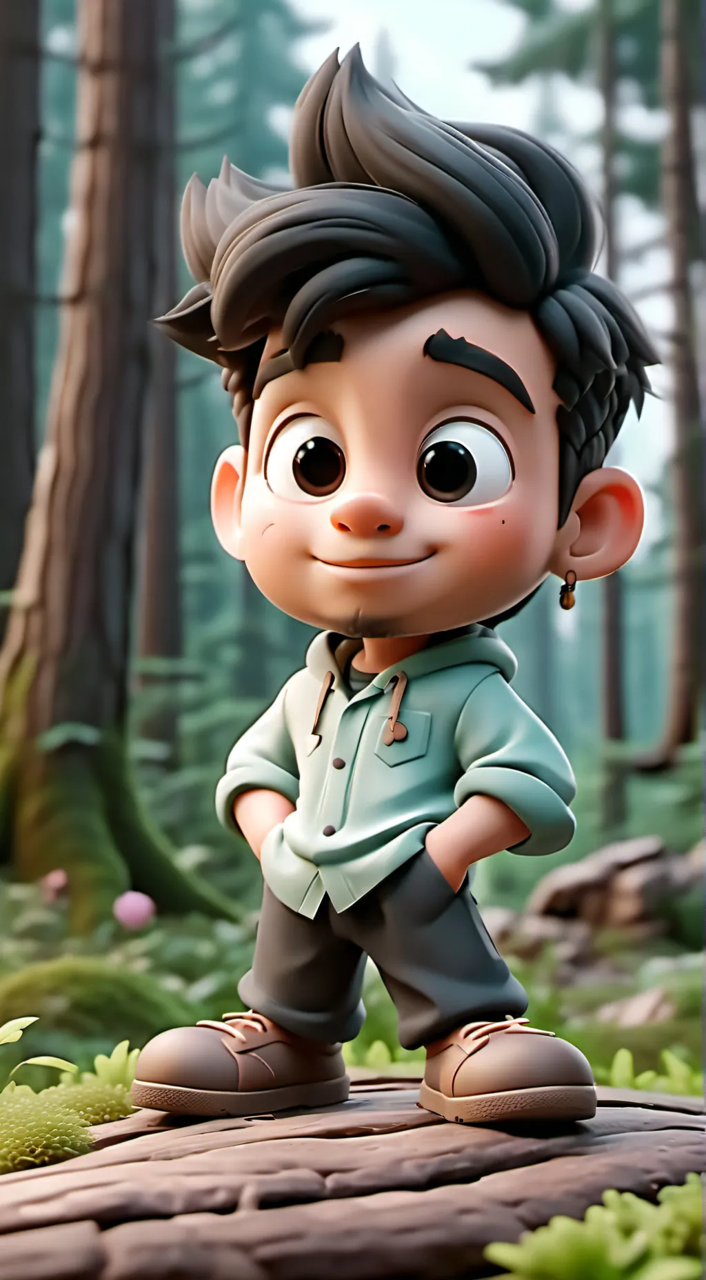 ai character: FPE X SPRUNKI background