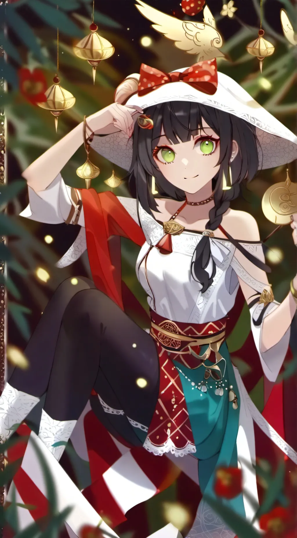 ai character: KAMABOKO BUTTERFLY background