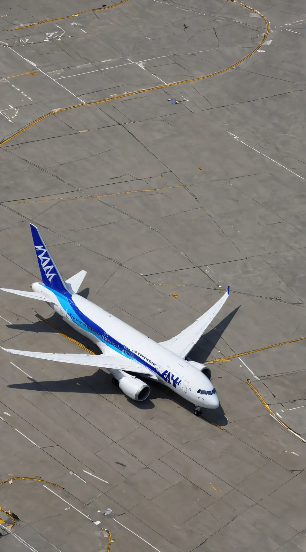 ai character: ANA 787-9  background