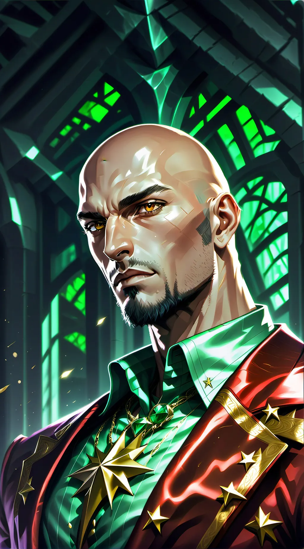 ai character: Saitama background