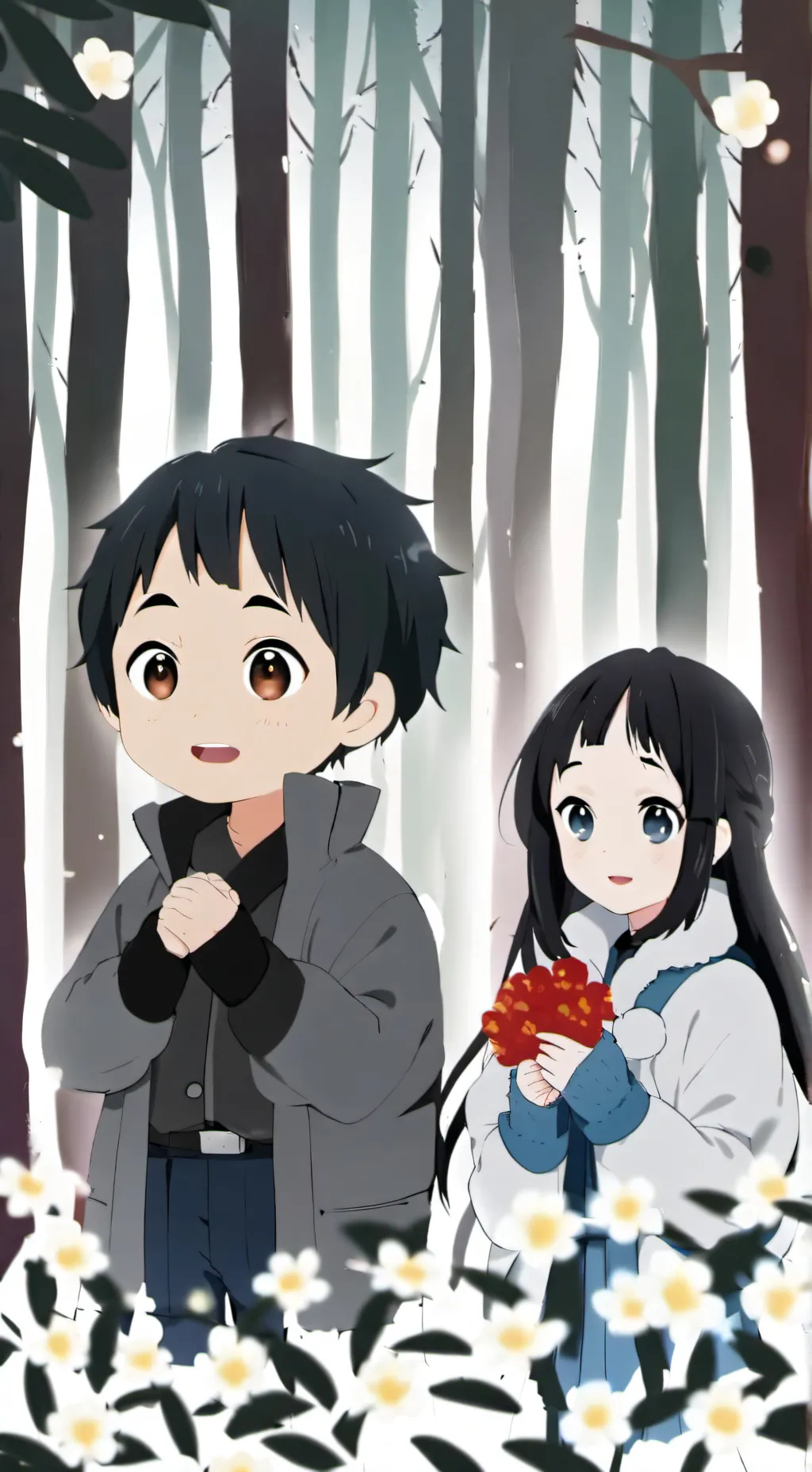 ai character: Shoto Todoroki background