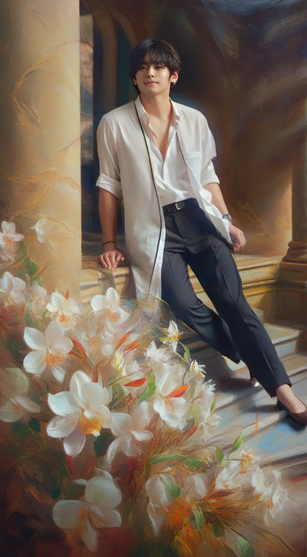 ai character: V background