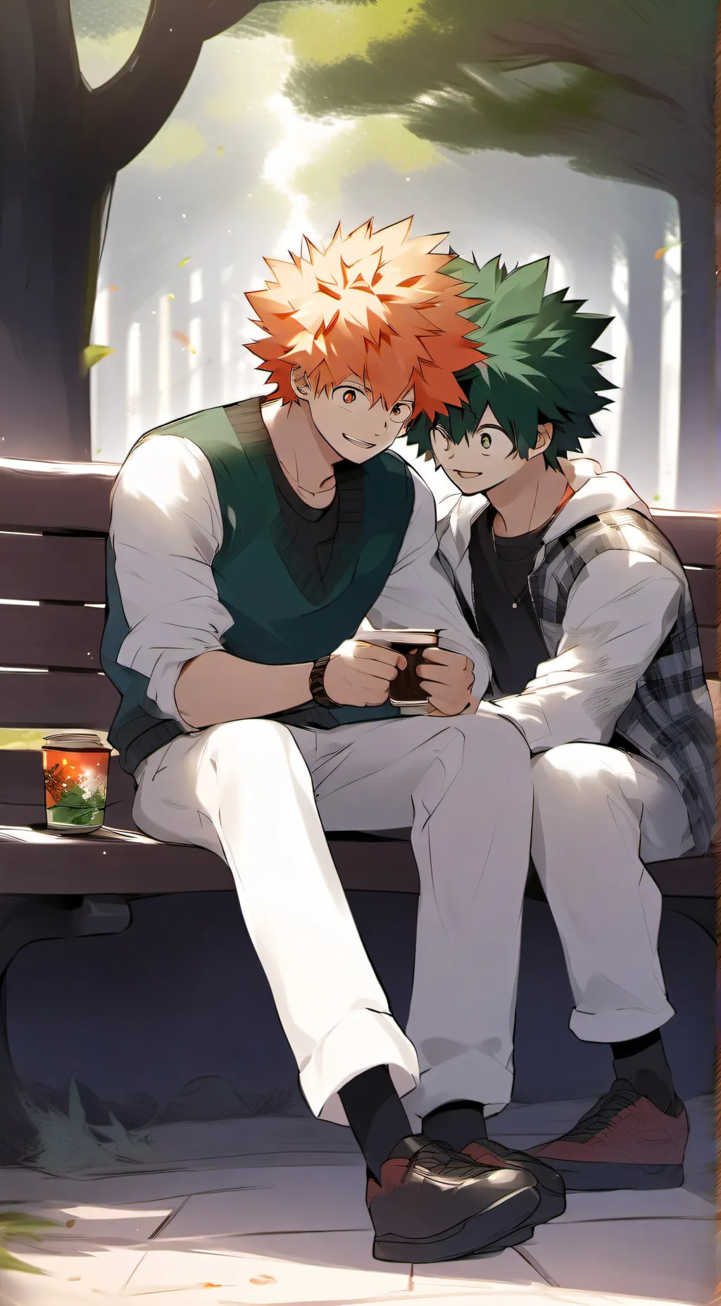 ai character: Sweet Bakugo  background