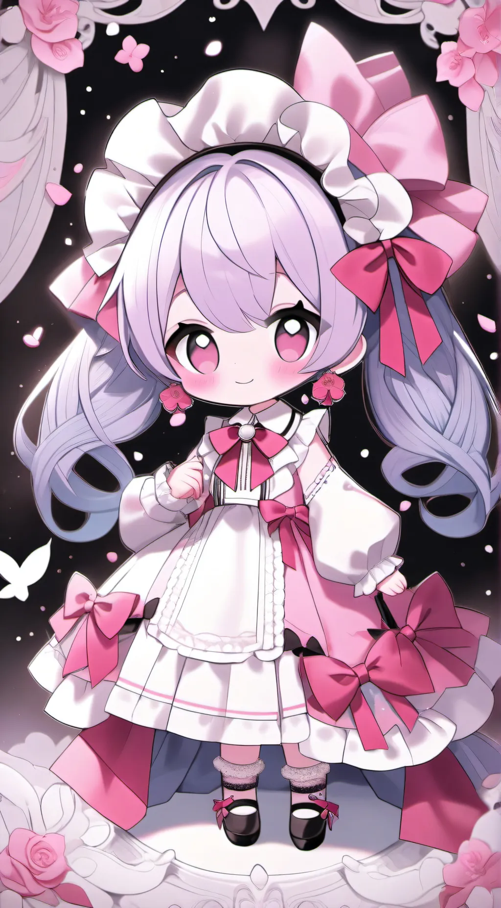 ai character: bebé rcn nacido  background