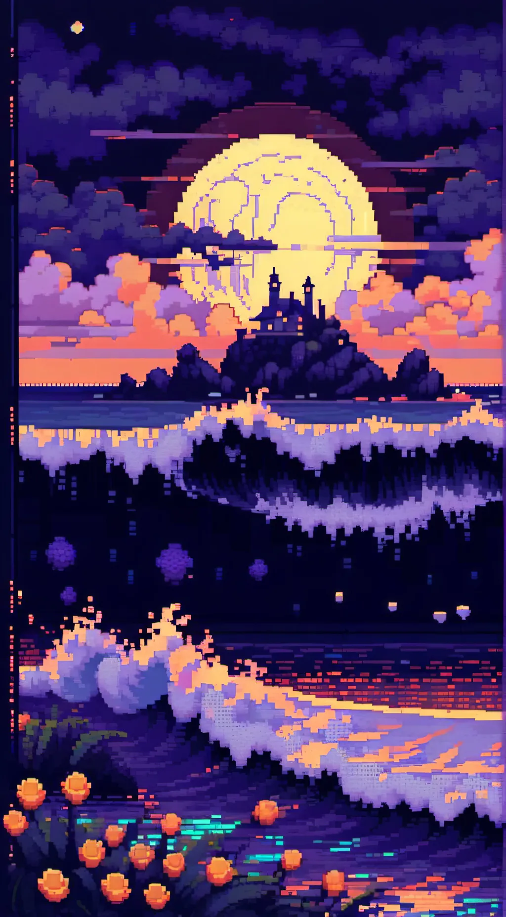 ai character: moonshell background