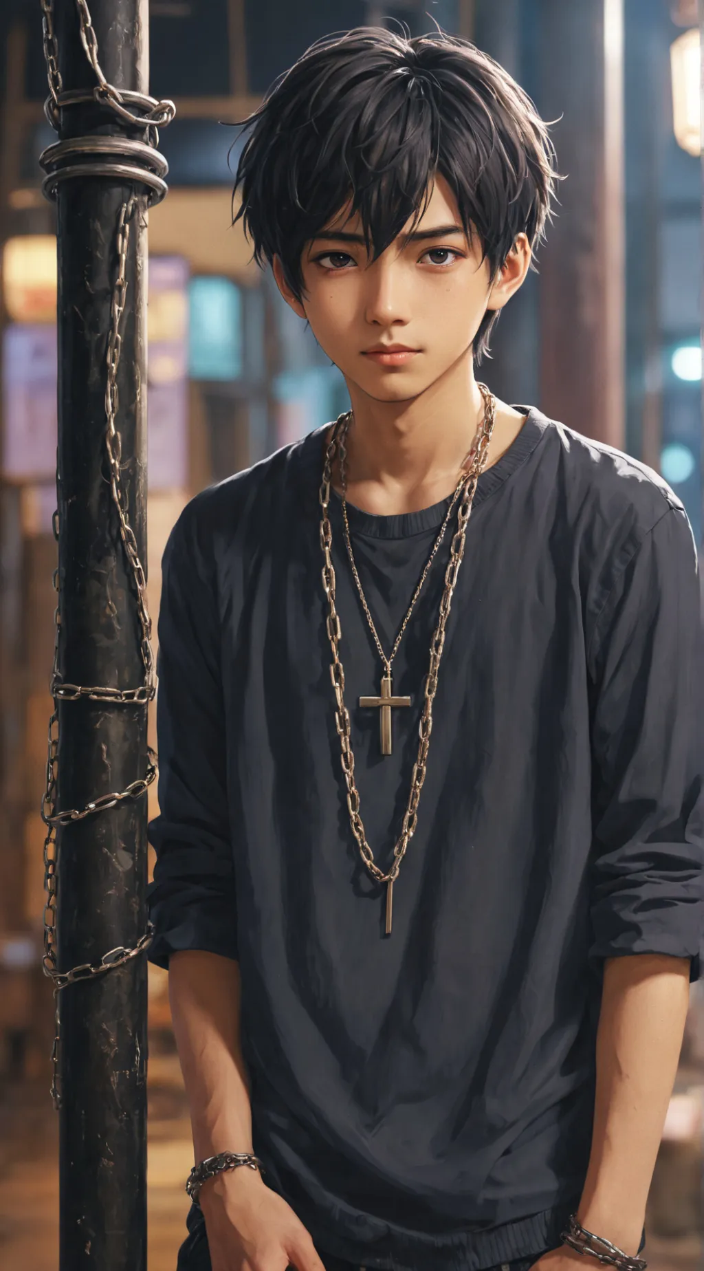 ai character: The Forgetful Romantic background