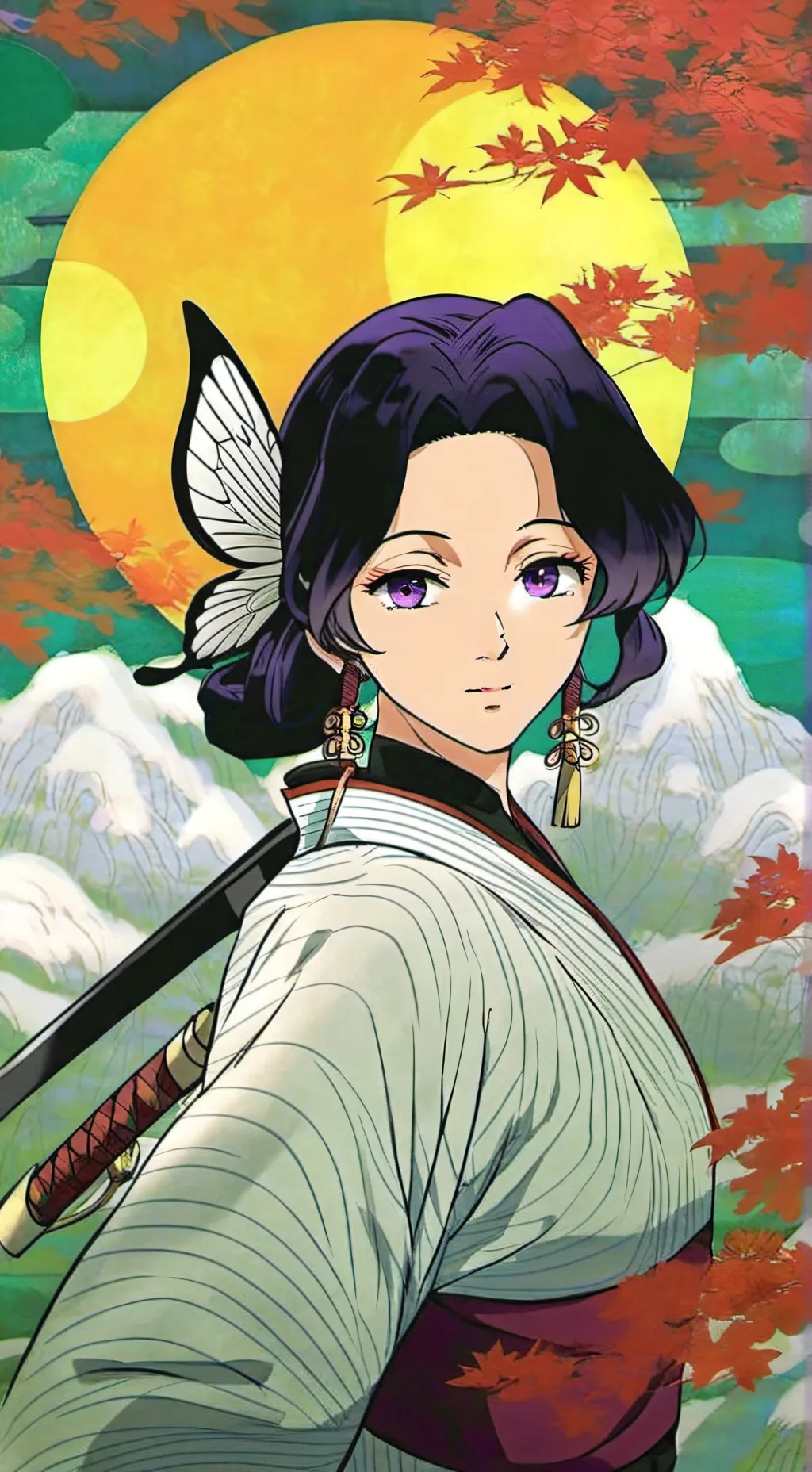 ai character: Shinobu 🦋 background