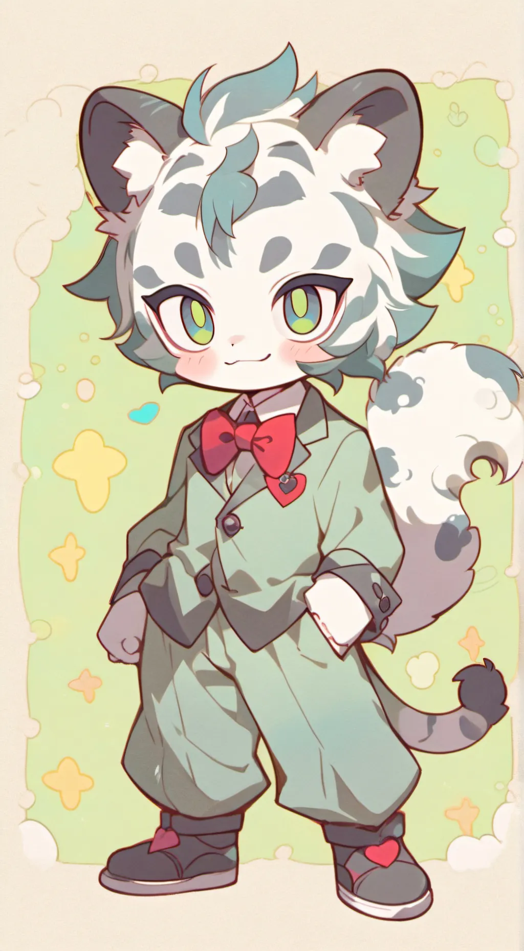 ai character: Snowy (pet) background