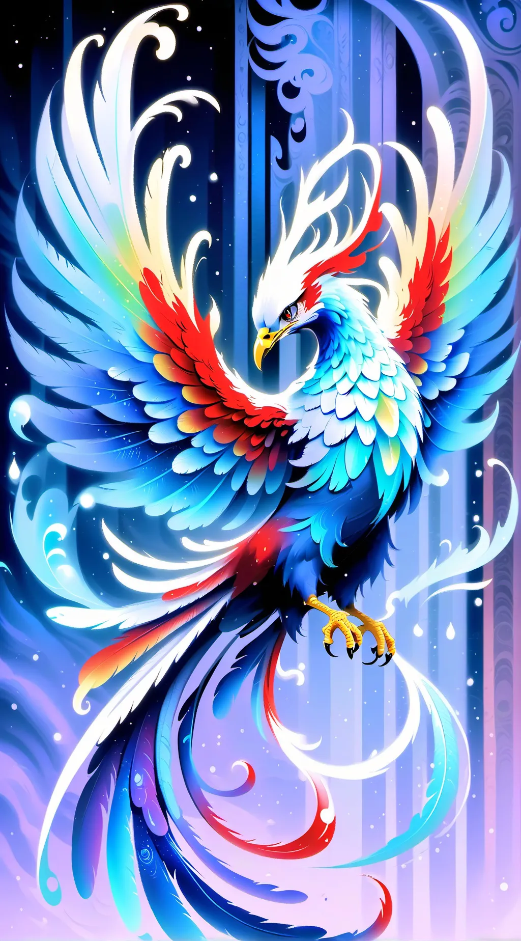 ai character: Phoenix background