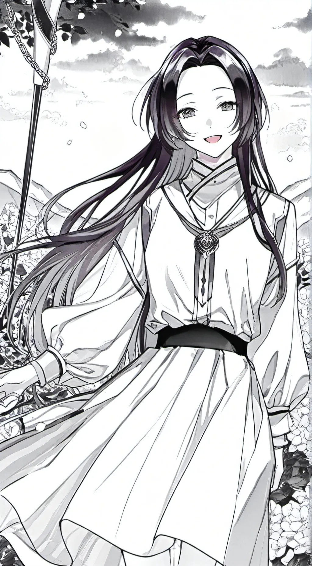 ai character: •les souvenirs• background