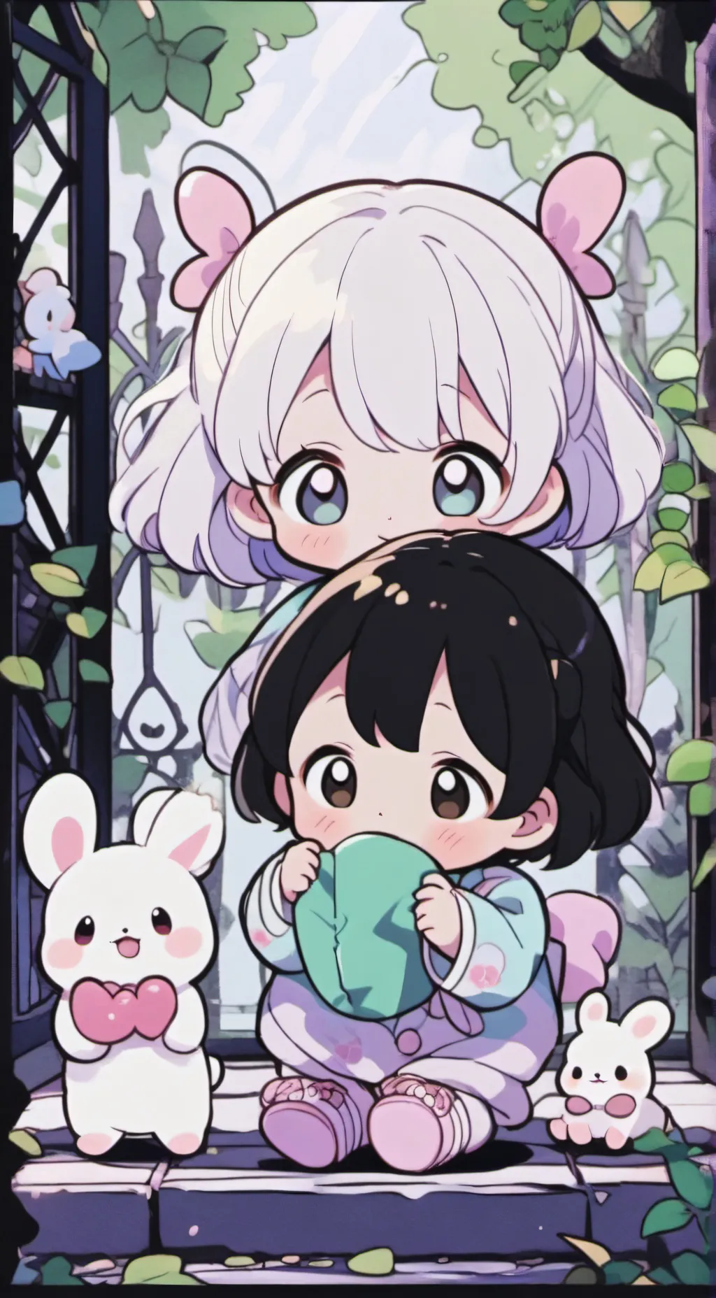 ai character: mimi y kiki background