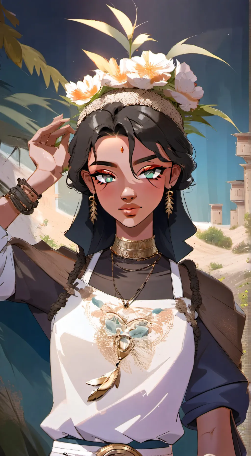 ai character: Amara  background