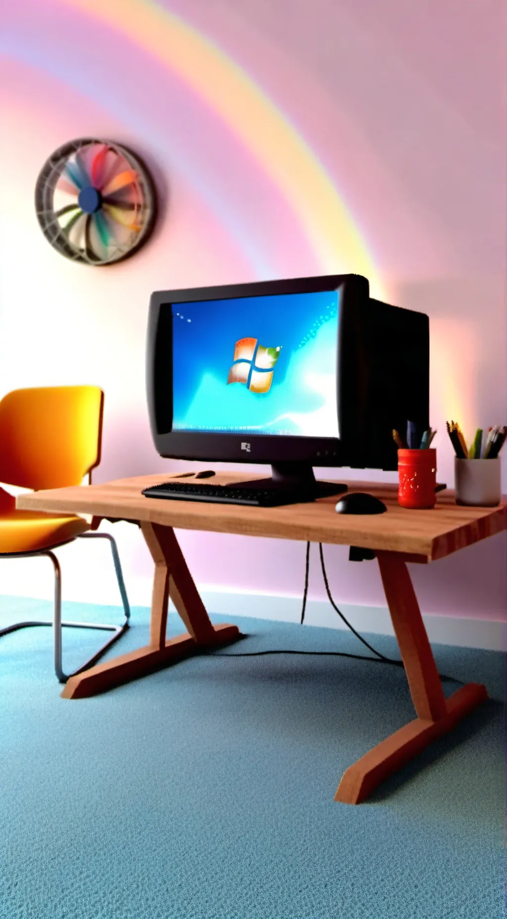 ai character: Mr. fun Computer  background