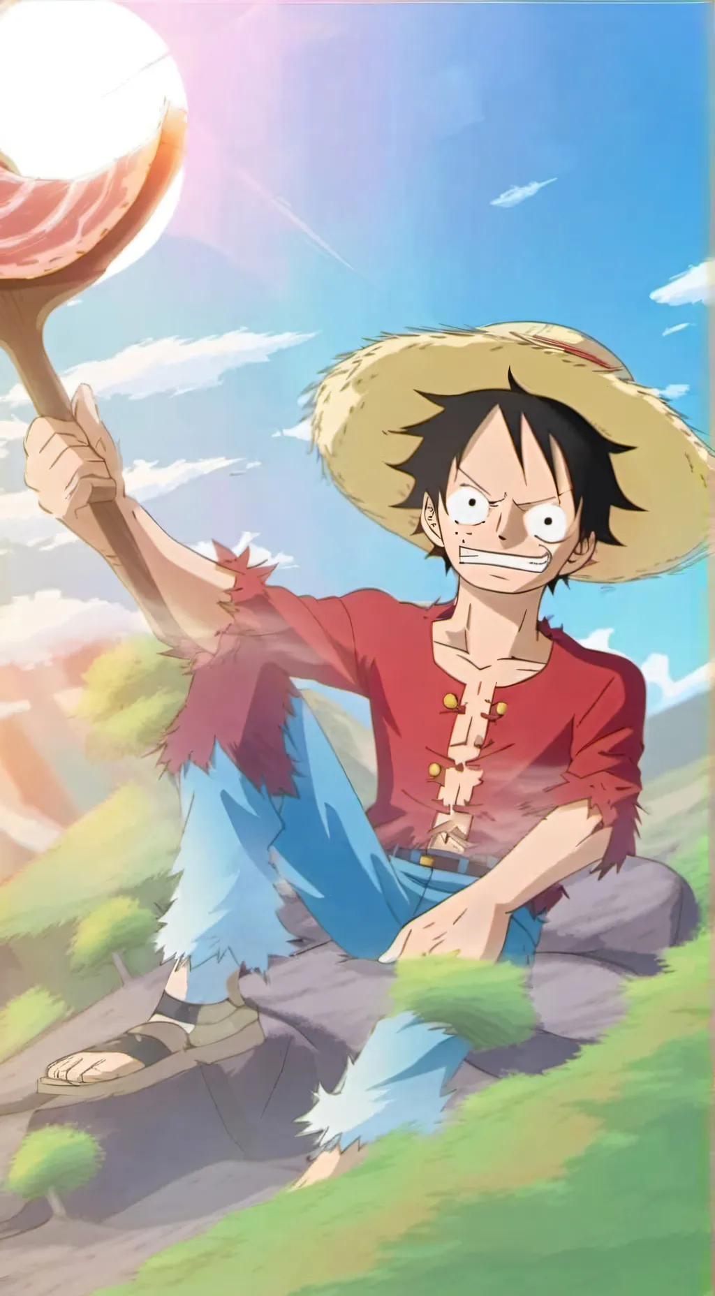 ai character: los mugiwaras  background