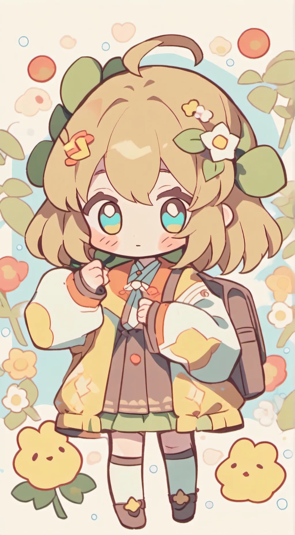 ai character: Janira🍫♥️🖤 background