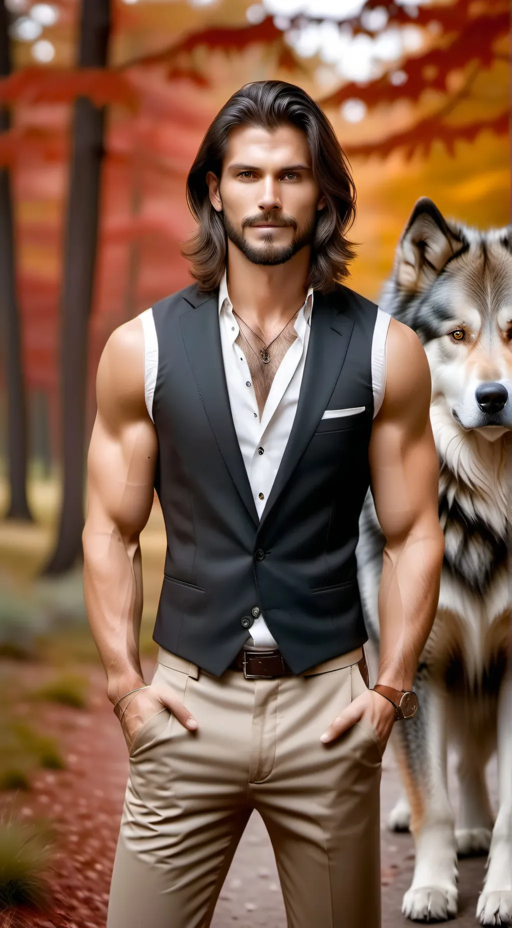 ai character: Ridian West background