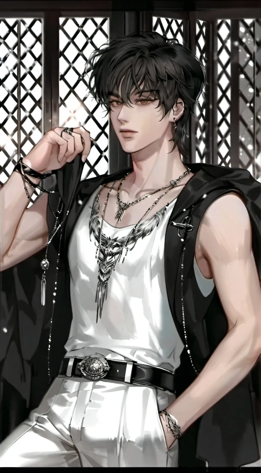 ai character: Nicholas  background