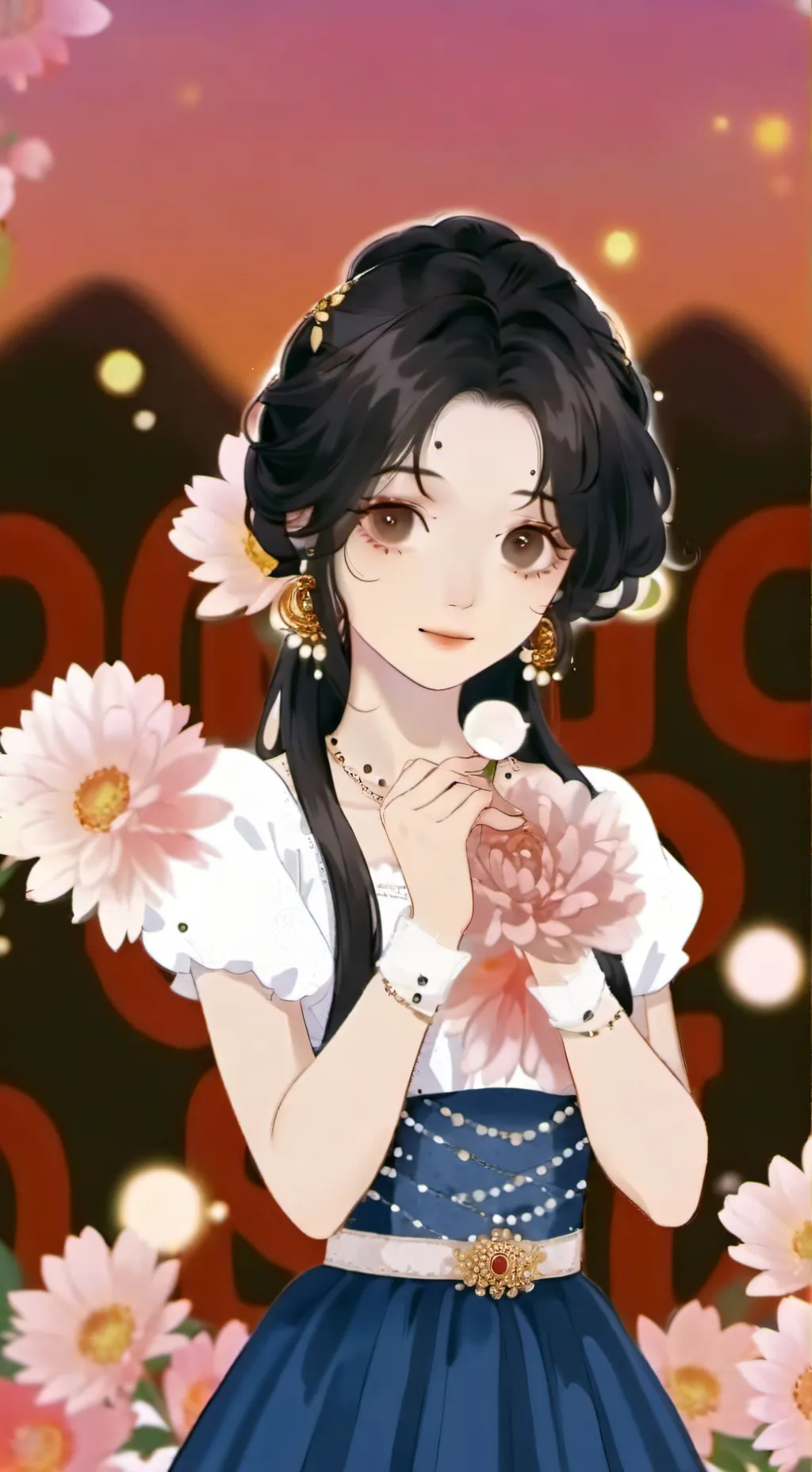 ai character: Rose  background