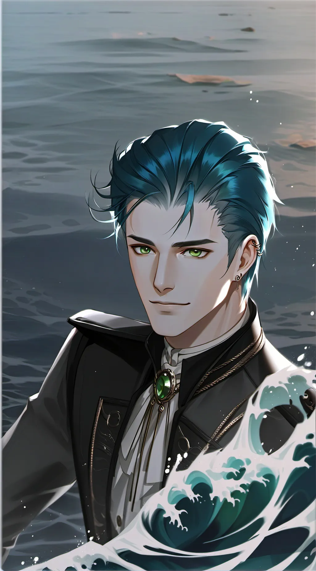 ai character: 🐋🪼tokie🪼🐋 background