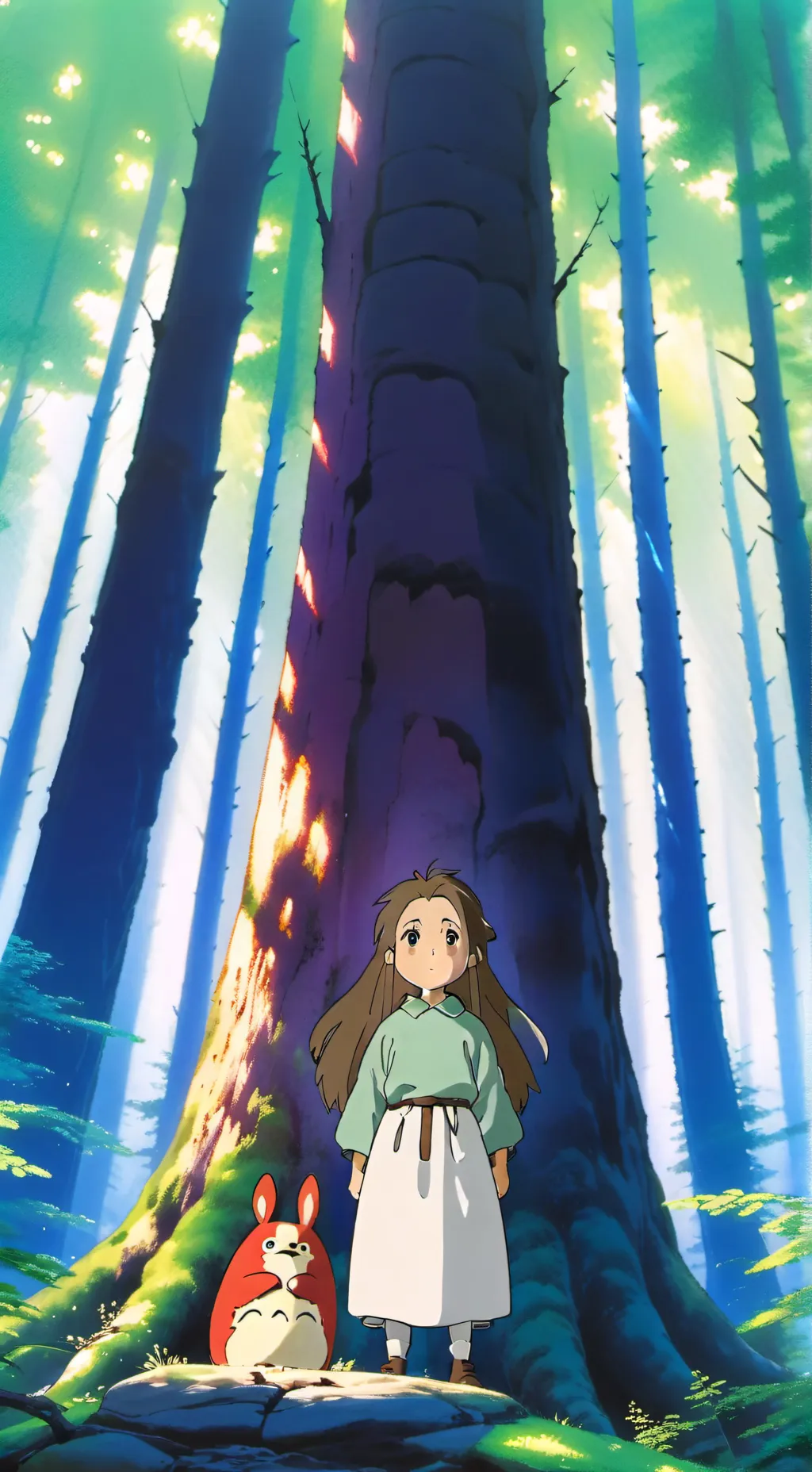 ai character: weird bird TF background