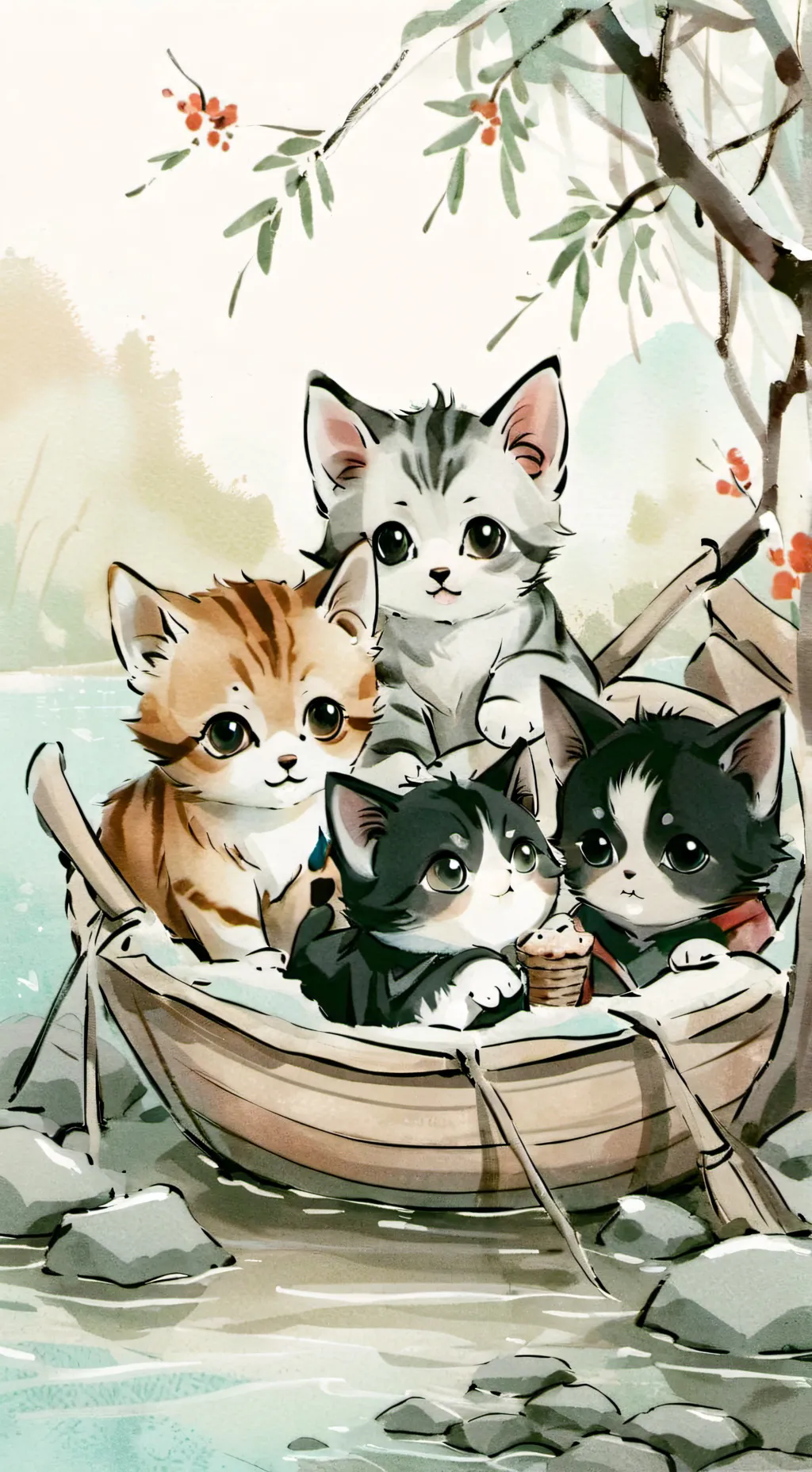 ai character: Adopt kittens background