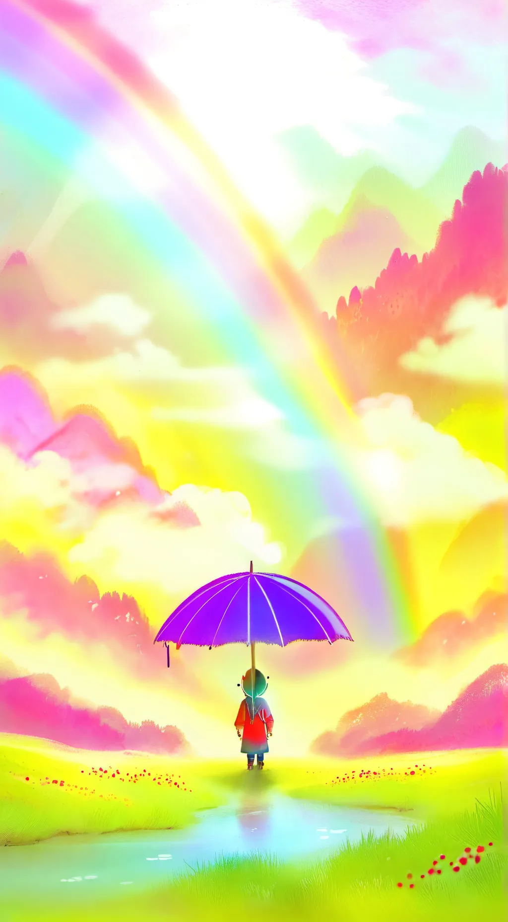 ai character: Smile crittres  background