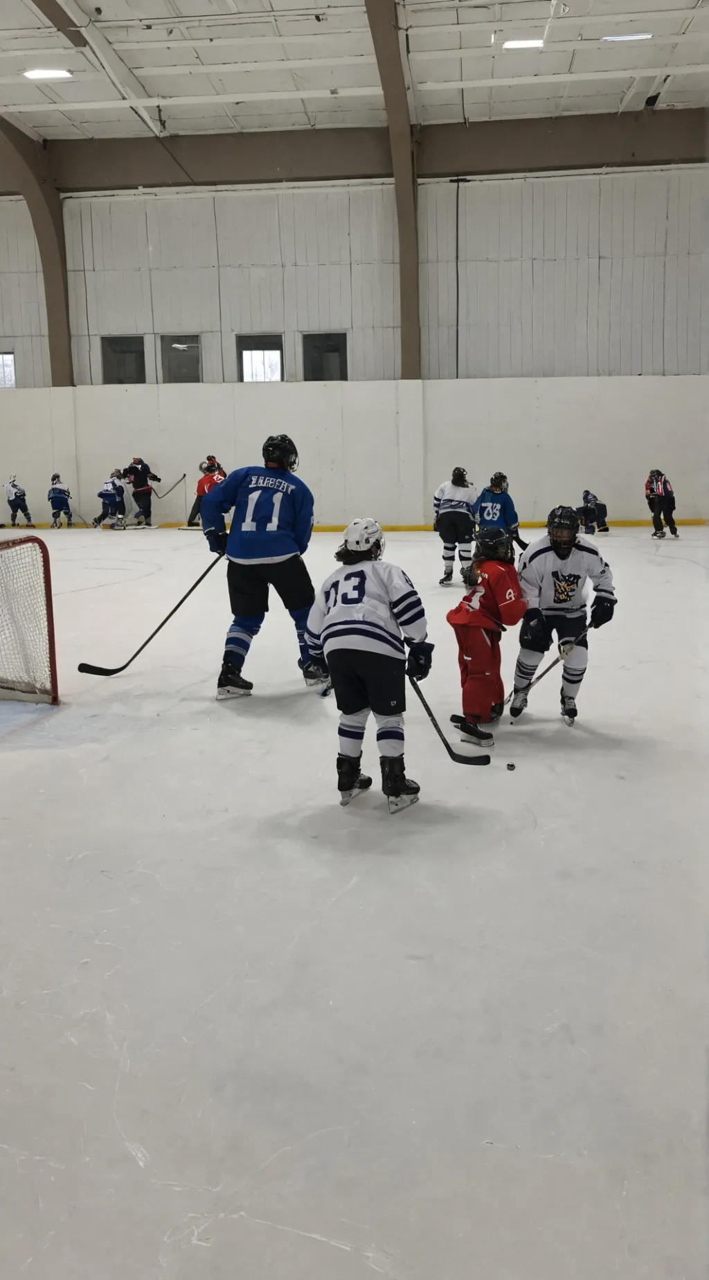 ai character: Hockey camp background