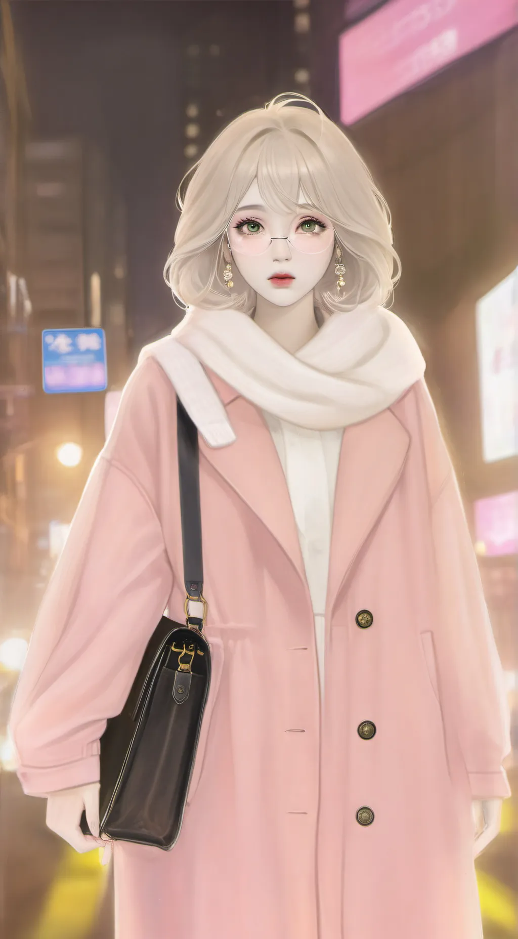 ai character: Luna background