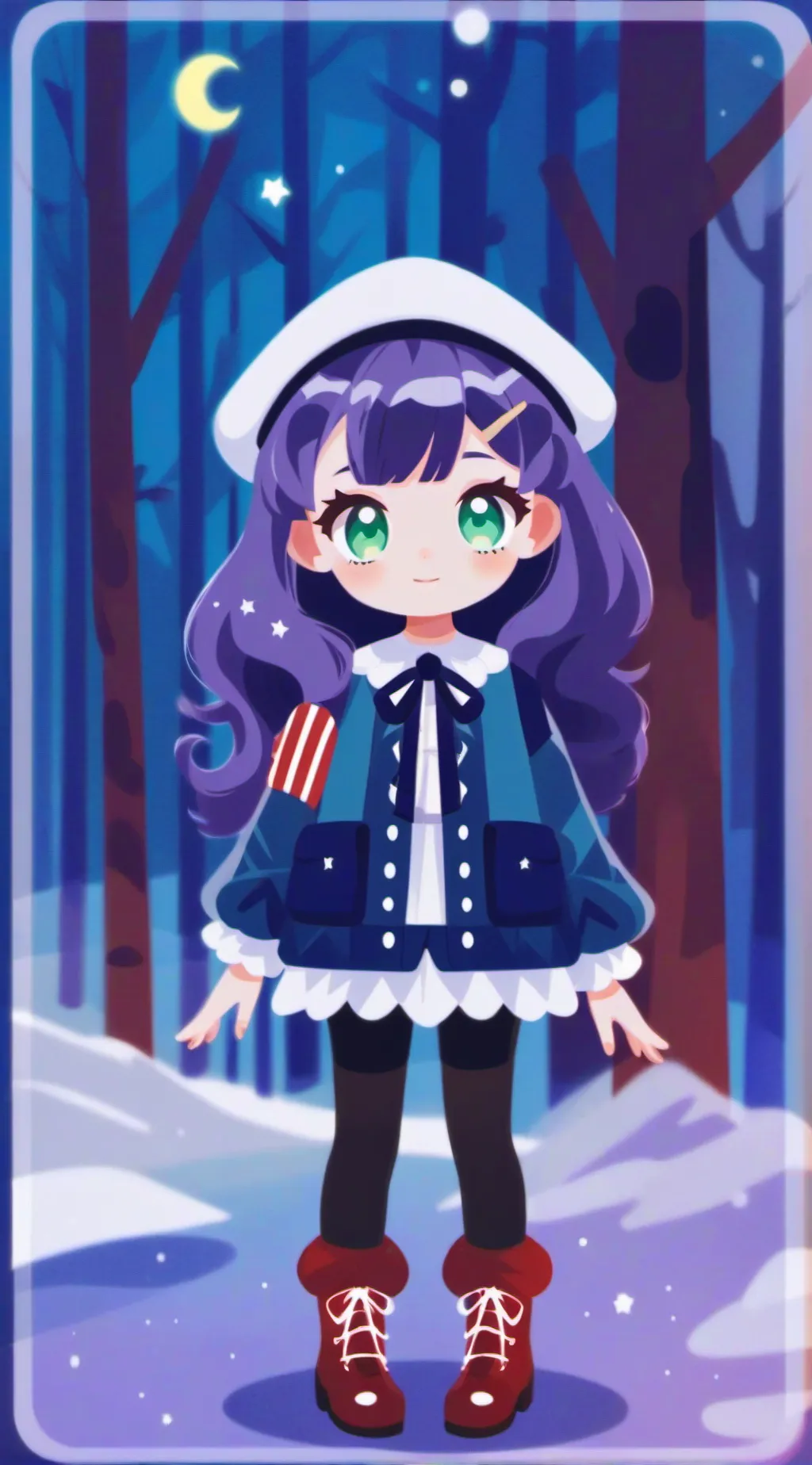 ai character: kayla background