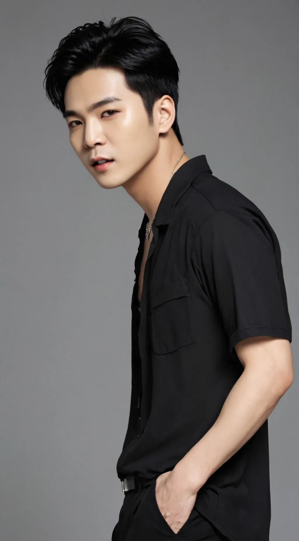 ai character: bts 8th member  background