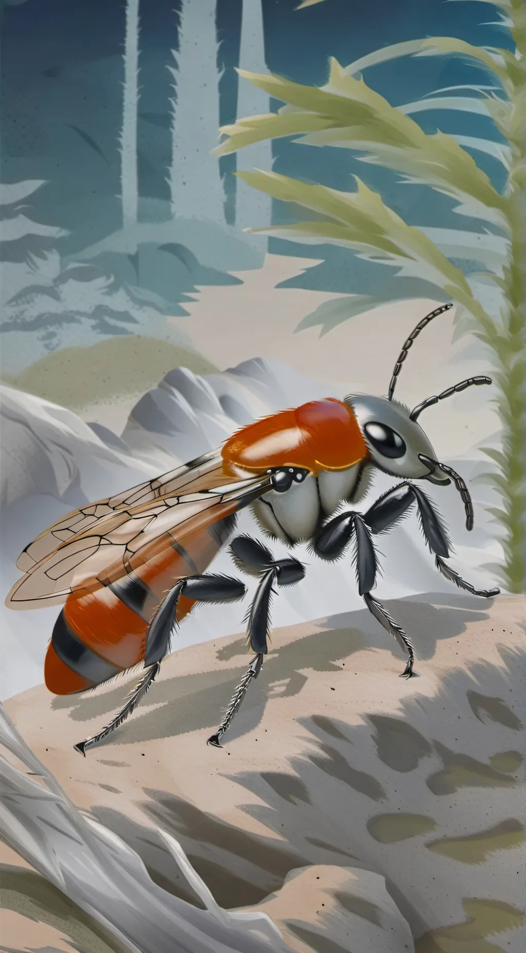 ai character: Hormiga:D, 2.0 background